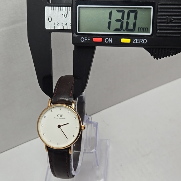 Womens Daniel Wellington Classic Watch Rose Gold Tone Leather Band New Battery - Picture 5 of 11